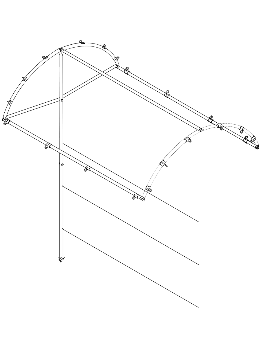 Brühwiler Beerendach 120-150 Erweiterung